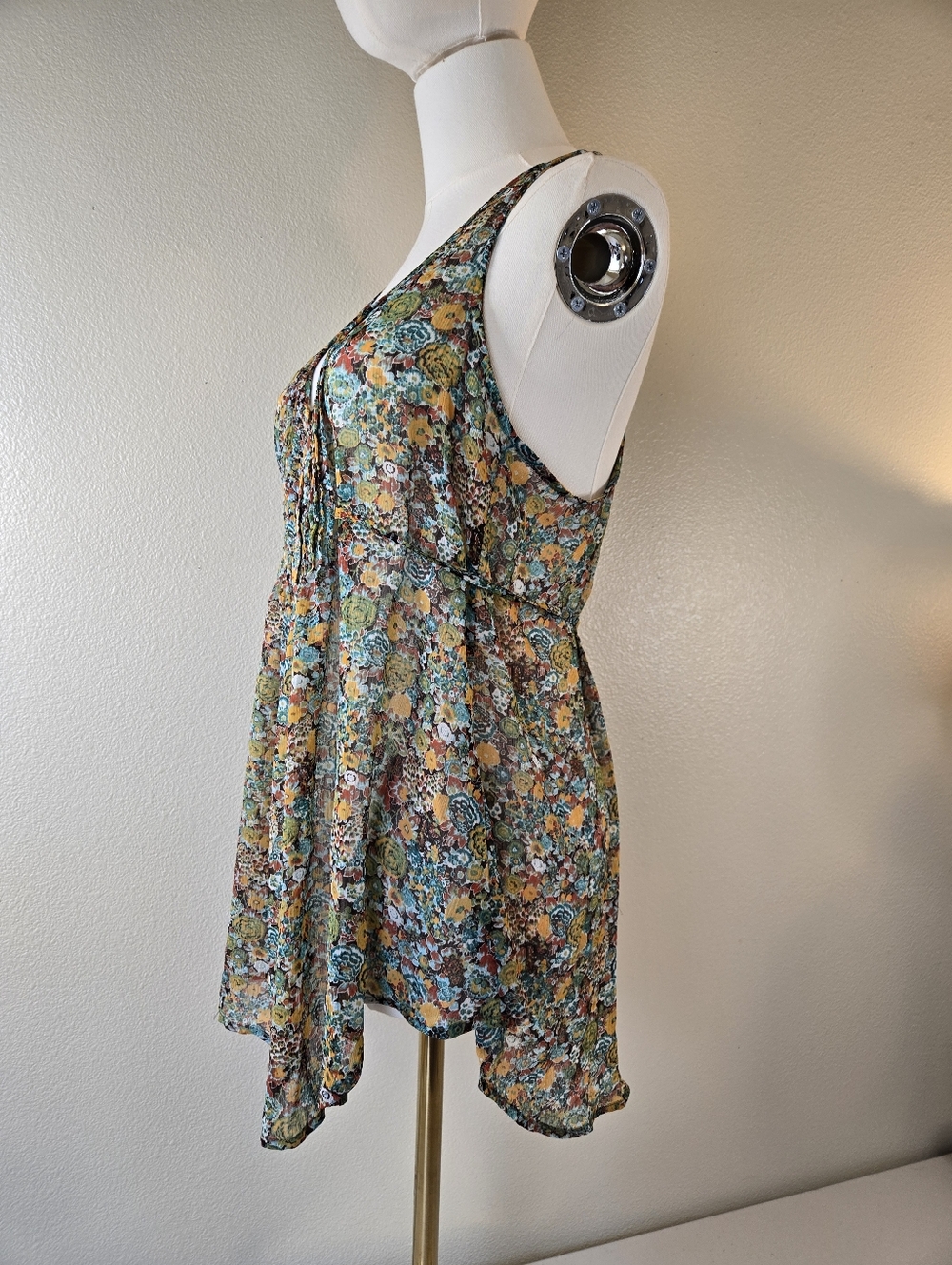 American Rag Boho Racerback Top Size Medium - Picture 6 of 15